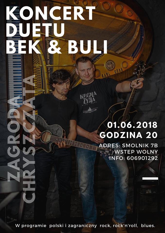Koncert duetu Bek & Buli w Smolniku