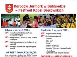 Karpacki Jarmark w Baligrodzie - Festiwal Kapel Bojkowskich
