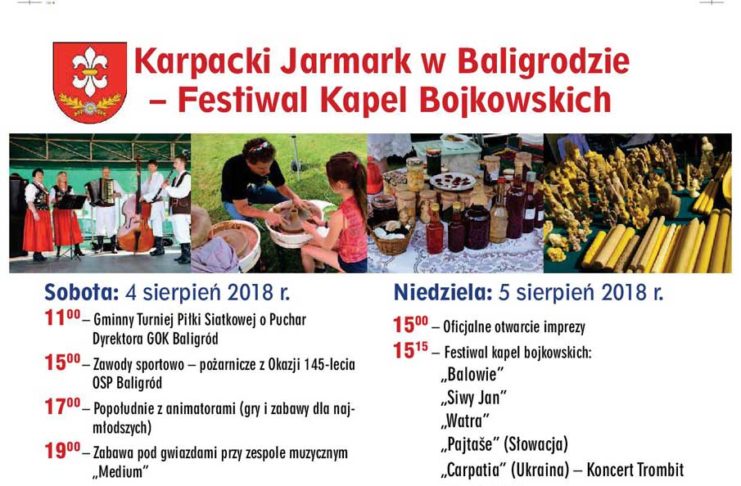 Karpacki Jarmark w Baligrodzie - Festiwal Kapel Bojkowskich