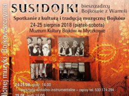 Spotkanie z muzyką Bojków w Muzeum Kultury Bojków w Myczkowie