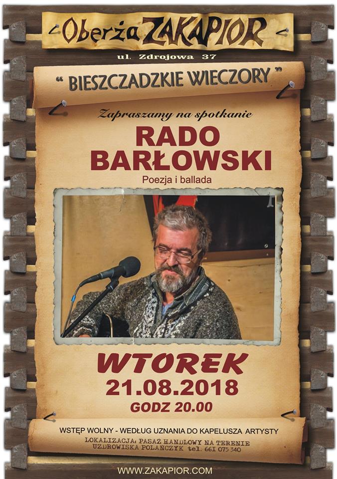 Koncert Rado Barłowskiego w Polańczyku