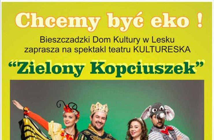 Interaktywny spektakl dla dzieci "Zielony Kopciuszek" w Lesku