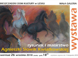 Wystawa - Rysunek i malarstwo Agnieszki Słowik Kwiatkowskiej w Lesku