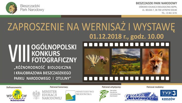 Zaproszenie na wernisaż i wystawę laureatów VIII Ogólnopolskiego Konkursu Fotograficznego