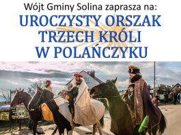 Uroczysty Orszak Trzech Króli w Polańczyku