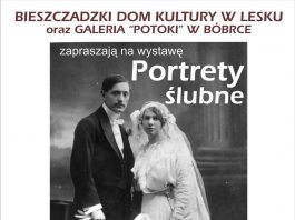 Wystawa fotografii "Portrety ślubne mieszkańców Bieszczadów" w Lesku