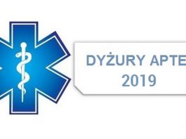 Harmonogramy dyżurów aptek w Bieszczadach w 2019 roku