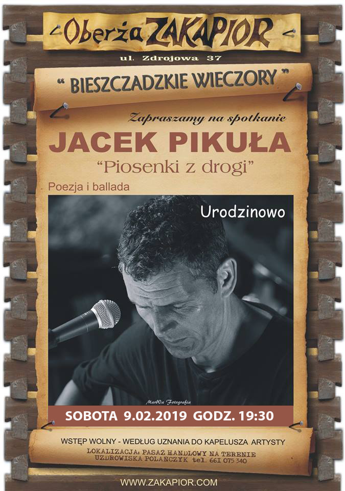 Urodzinowy koncert Jacka Pikuły w Zakapiorze