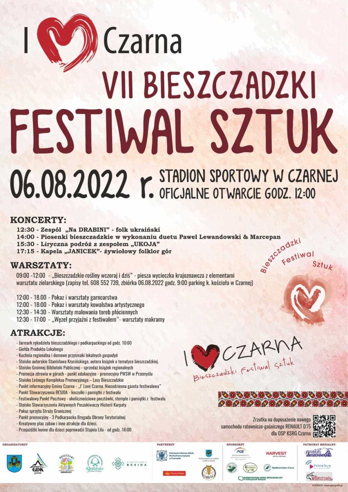 VII Bieszczadzki Festiwal Sztuk w Czarnej
