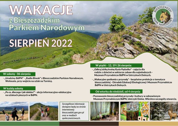 Wakacje w Bieszczadzkim Parku Narodowym 2022