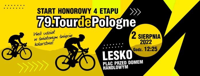 Start honorowy 4 etapu 79. Tour de Pologne w Lesku