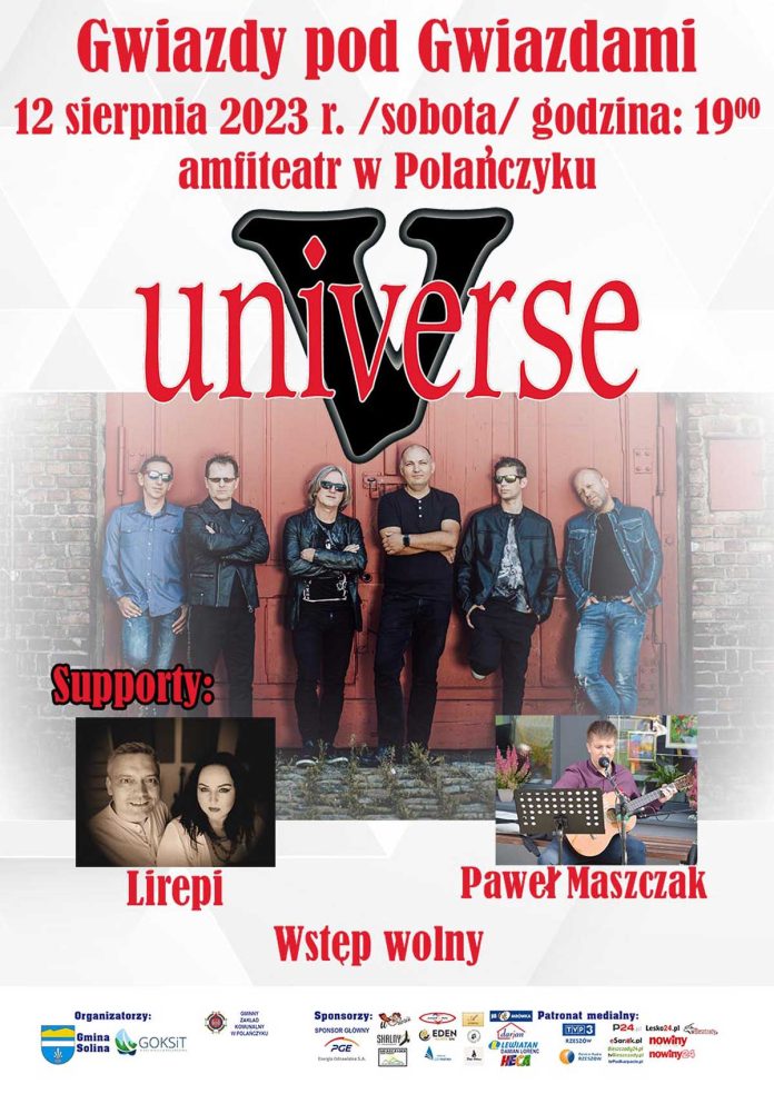 Koncert zespół Universe w Polańczyku
